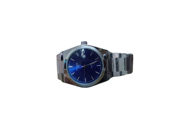 Swiss Made Men's Watch with Stainless Steel Bracelet & Date Window